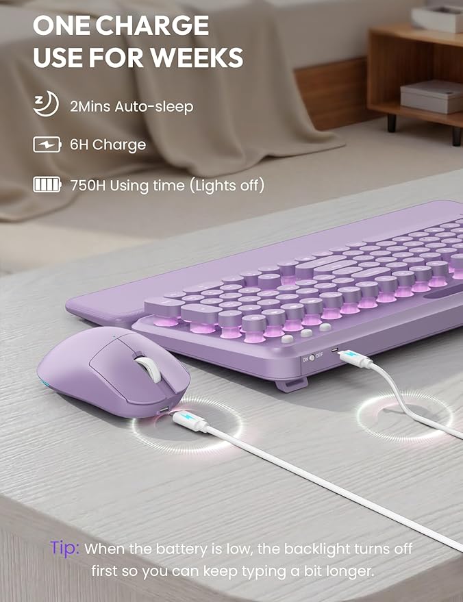 Wireless Keyboard and Mouse Combo - Image 6