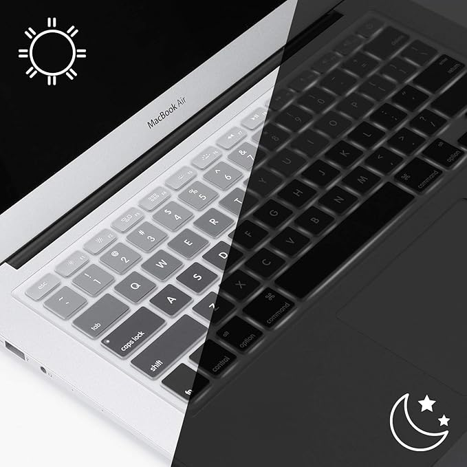 Allinside Gray Ombre Keyboard Cover Skin - Image 4