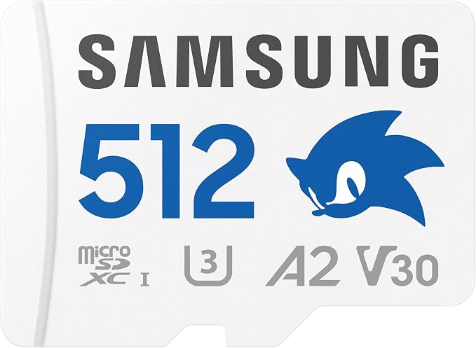 Samsung PRO Plus Sonic The Hedgehog + Adapter, 512GB microSDXC, Up-to 180MB/s by Samsung%C2%AE