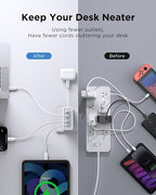 PISEN 120W USB C Charger - 120W 4-Port GaN USB C Charger Block Fast Charging - Image 4