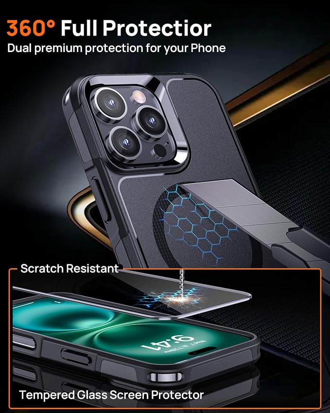 Lanhiem Magnetic for iPhone 16 Pro Case, - Image 5