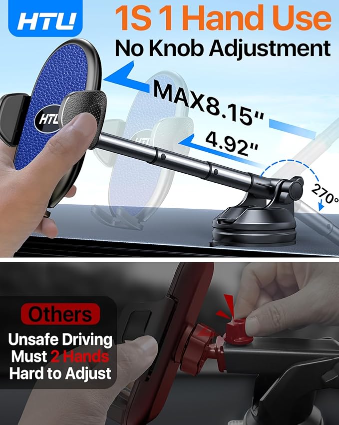 HTU 【Military-Grade Suction】 2025 Cell Phone Holder - Image 3