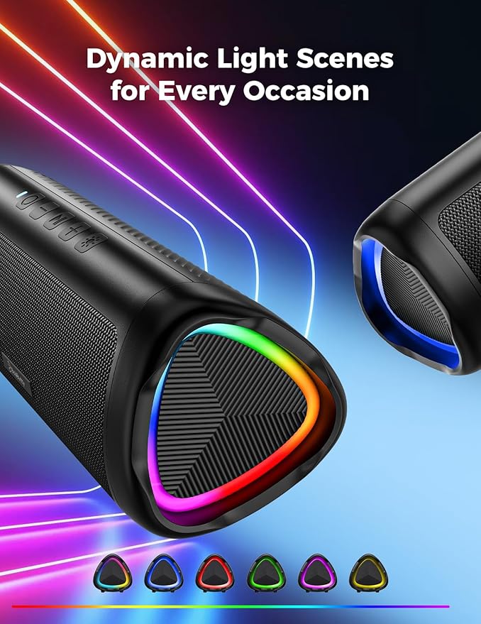 Bluetooth Speaker, 20W HD Sound, Portable Wireless, IPX5 Waterproof, - Image 3