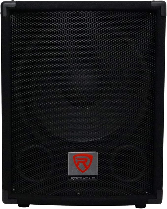 Rockville SBG1124 12" 600W Passive 4-Ohm Pro DJ Subwoofer, MDF Cabinet by Rockville