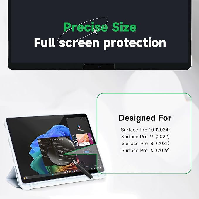 3 Pack Paper Screen Protector for Surface Pro 11/10/9/8/X -13 Inch, Draw and - Image 2