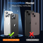 UniqueMe for 3 Pack iPhone 15 Pro/iPhone 15 Pro Max Camera Lens Protector - Image 7
