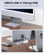 ORICO USB Hub 3.0, Clamp USB Hub - Image 3
