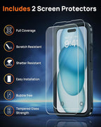 Lanhiem for iPhone 15 Case Magnetic, Heavy Duty Tough Rugged Phone Cover for - Image 2