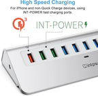 Powered USB Hub 10Gbps, 10 Port USB 3.1 Gen 2 Hub - Image 5