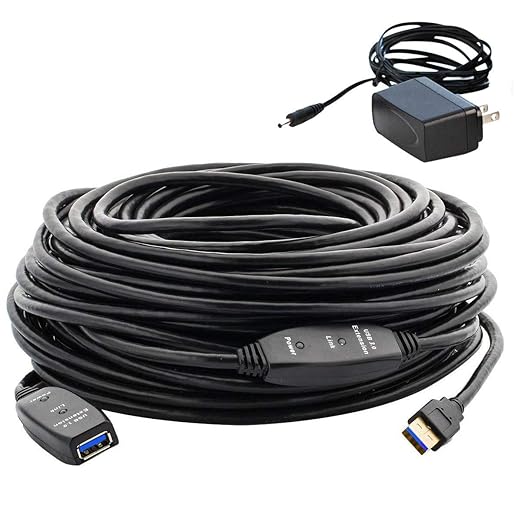 50 Feet Active USB Extension Cable 3.0 Male to Female - Image 2