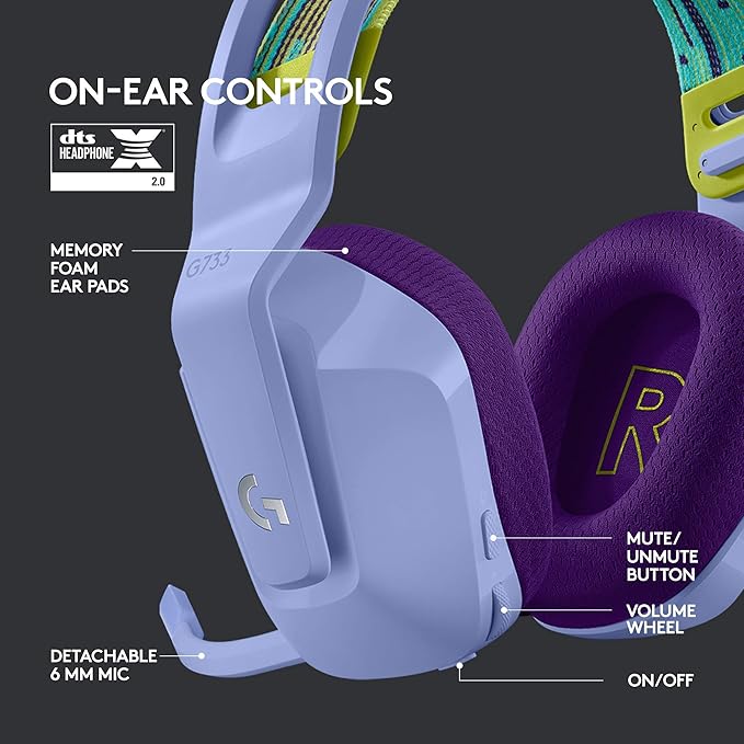 Logitech G733 LIGHTSPEED Wireless Gaming Headset - Image 5