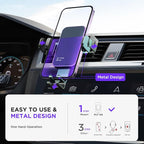 Wireless Car Charger, 【7 Colored LED Backlit】 15W Auto Clamping Phone Mount - Image 5