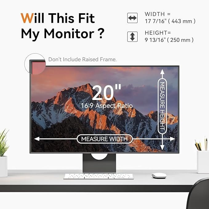 20 Inch Computer Privacy Screen - Image 4