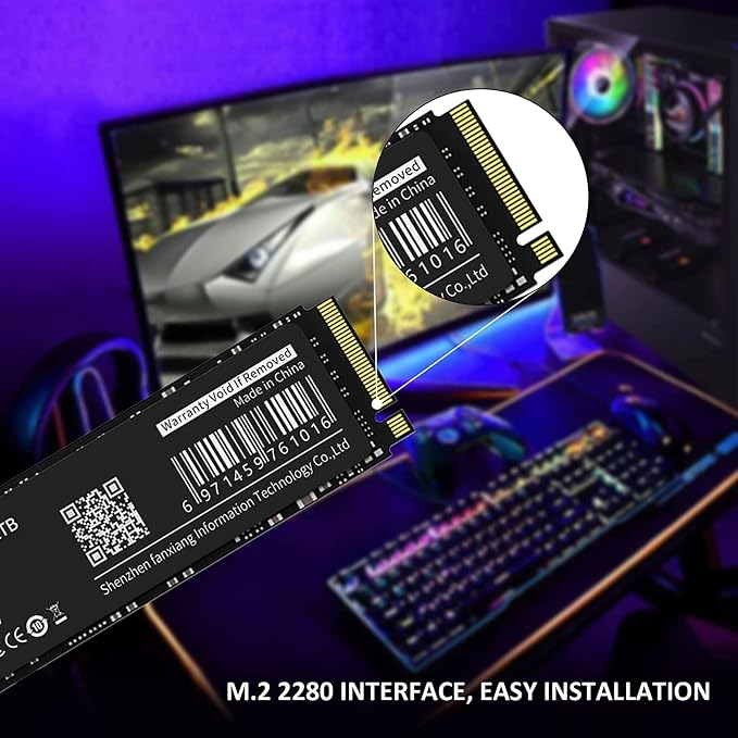 S501 1TB NVMe SSD 3D NAND 1.3 PCIe Gen3x4 M.2 2280 Internal Solid State Drive - Image 5
