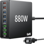 880W USB C Charger Block Charging Station 8 Port Fast GaN Chager 140W 160W PD by Unknown