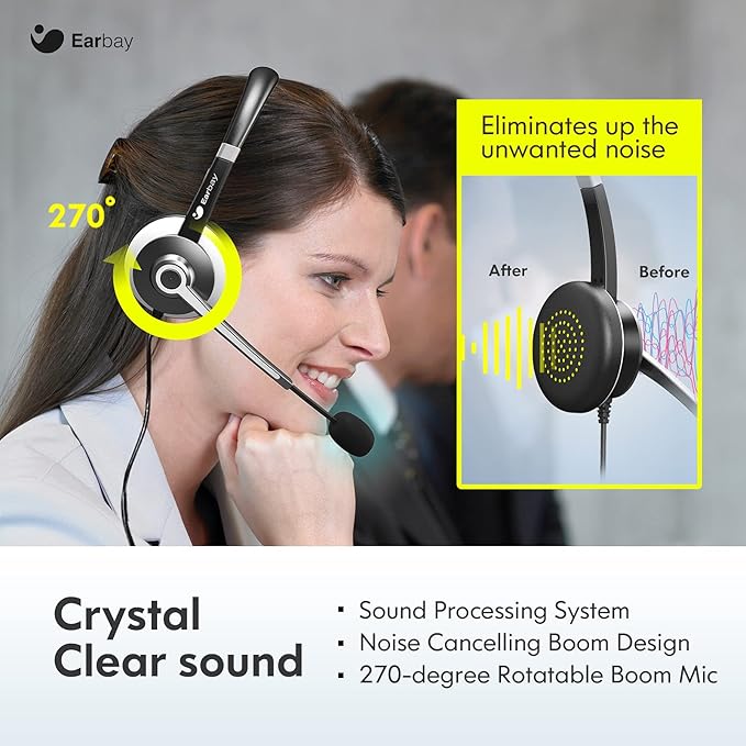 Earbay USB Headset with Microphone - Image 6