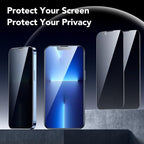 ESR 3 Pack for iPhone 14 Plus/13 Pro Max Privacy Screen Protector, Anti-spy - Image 2