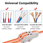 10Pcs 2 to 1 Wire Connectors Small Electrical Cable Splicing Splitter Terminal - Image 3