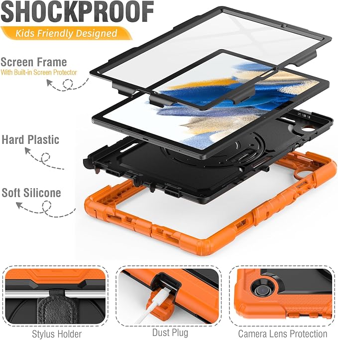 HXCASEAC Case for Samsung Galaxy Tab A8 10.5 inch, Protective - Image 6