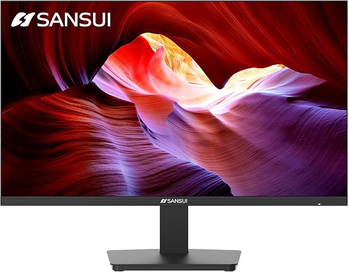 SANSUI Monitor 24 Inch 100Hz PC Monitor, HDMI VGA Ports VESA Mount, FHD - Image 8