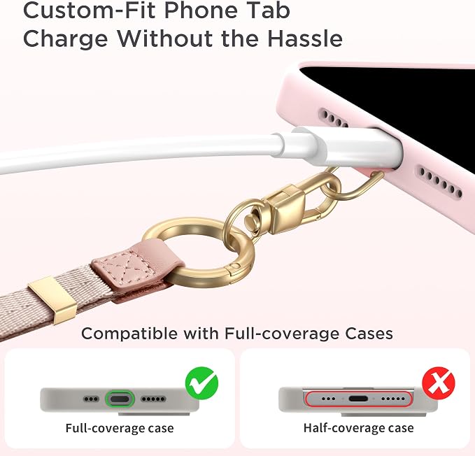 Phone Lanyard 2 in 1, Anti Theft Phone Strap Crossbody - Image 5