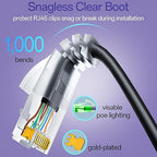 Cat6a Patch Cables 1ft Slim, Cat6 Ethernet Patch Cable Pure Copper, Flexible - Image 5