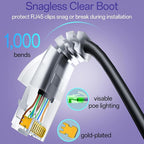 Cat6a Patch Cables 3ft Slim, Cat6 Ethernet Patch Cable Pure Copper, Flexible - Image 5