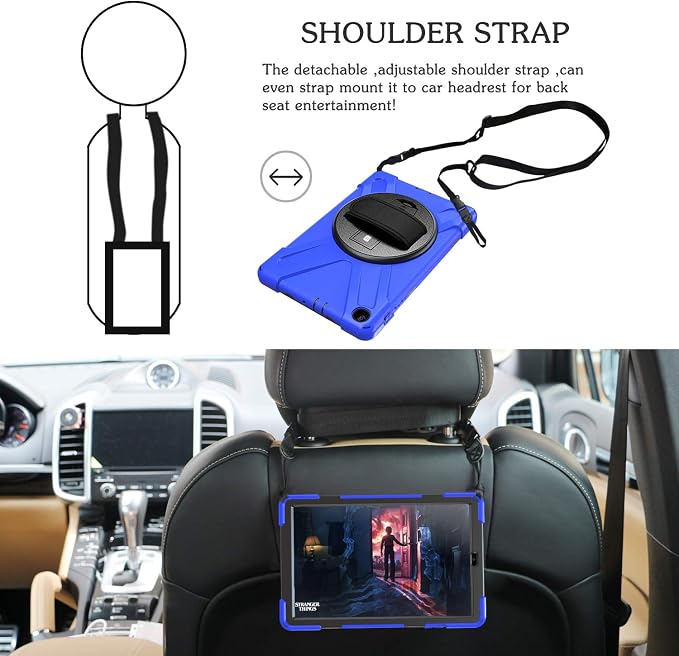 BRAECN for Galaxy Tab A 10.1 Case SM-T510/SM-T515, Heavy Duty Drop Protection - Image 4
