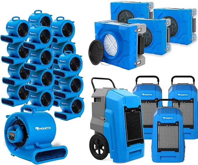 MOUNTO Water Damage Restoration Combo Package Deals by MOUNTO