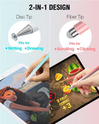 Stylus Pens for Touch Screens, 2 in 1 High Precision Universal Stylus Pen for - Image 3