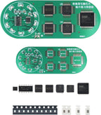 Soldering Practice Kit DIY Circular Red LED SMD Circuit Kit Learn Soldering Kit by Yidab