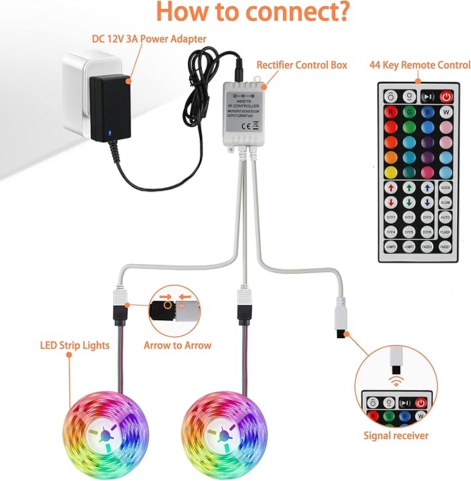 Yiliaw 44 Keys IR Remote Controller Kit - Image 3