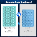 Silicone Double Sided Suction Phone Case Mount, Detachable Hands Free & Strong - Image 4