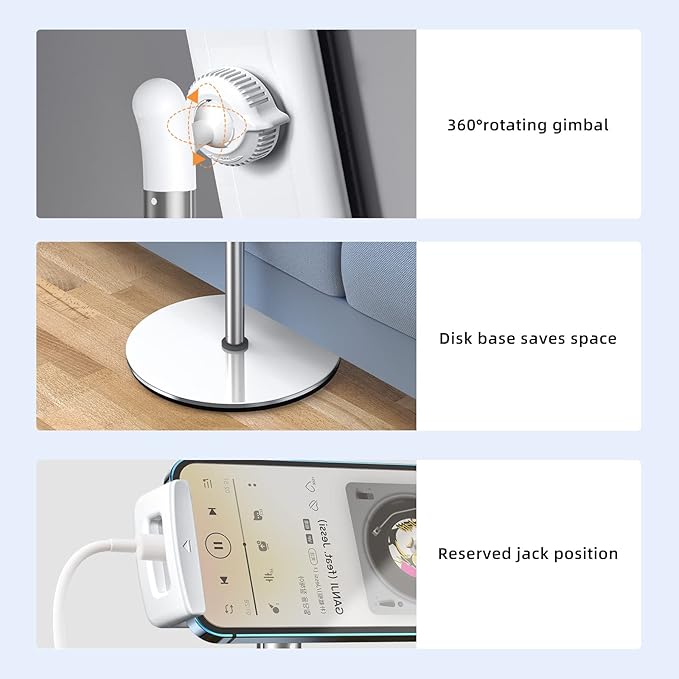 OATSBASF Heavy-Duty Tablet Floor Stand - Image 6