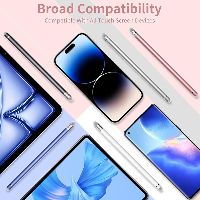 5 PCS Stylus Pen for Touchscreen, 2-in-1 High Precision, Sensitive Stylus Pen - Image 6