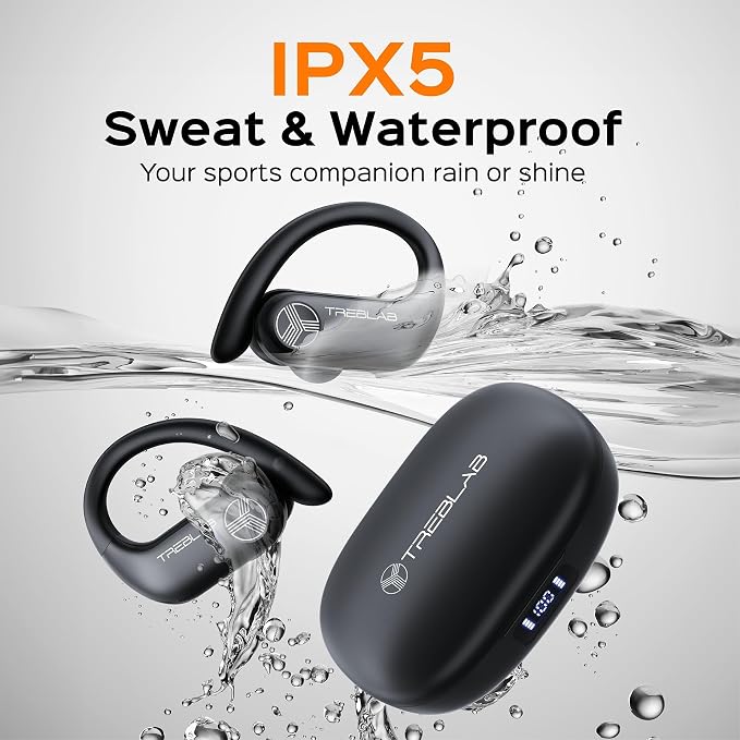 TREBLAB X3 Pro - Ultra Comfortable Earhooks, Pure-HD Sound, Punchy Bass - Image 4