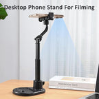 Phone Stand for Desk, Height Adjustable Cell Phone Holder for iPhone, 360 - Image 2