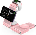 Magnetic Wireless Charger Stand, 3 in 1 Foldable Wireless Charging Station by GEJIUCAI