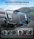 Wireless Car Charger, MOKPR 15W Fast Charging Auto-Clamping Car Charger Phone - Image 5