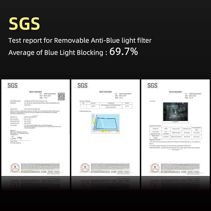 for Macbook Air Screen Protector 13 inch 2021 Anti-Glare Anti-Blue Light Screen - Image 2