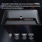 KTC 24 inch 190Hz/180Hz Gaming Monitor, HDR 400 Fast IPS Screen, FHD 1080P - Image 5