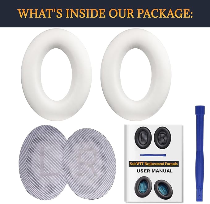 SoloWIT Replacement Earpads Cushions - Image 6