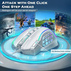Redragon Gaming Mouse, MMO Gaming Mouse UP 12400 DPI, 19 Macro Programmable - Image 6
