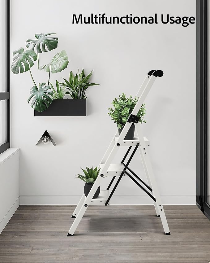 Taranta 3 Step Ladder, Lightweight Aluminum Step Stool - Image 8