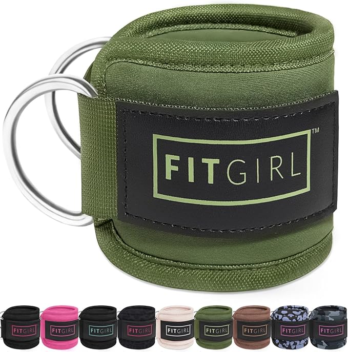 FITGIRL - Ankle Strap for Cable Exercise Machines, Work Out Cuff Attachment for by FITGIRL