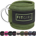 FITGIRL - Ankle Strap for Cable Exercise Machines, Work Out Cuff Attachment for by FITGIRL