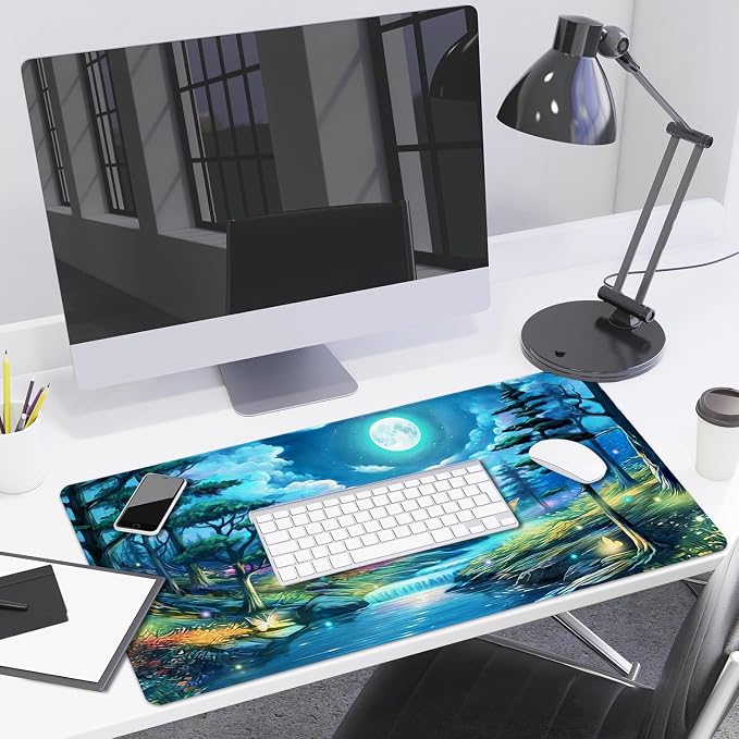 Lokigo Desk Pad, Extended Large Gaming Mouse Pad, Waterproof Starry Night Mouse - Image 8