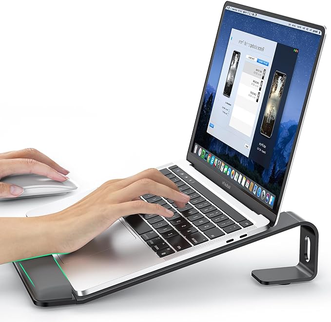 LOXP Laptop Stand for Desk, Metal Laptop Stand by LOXP