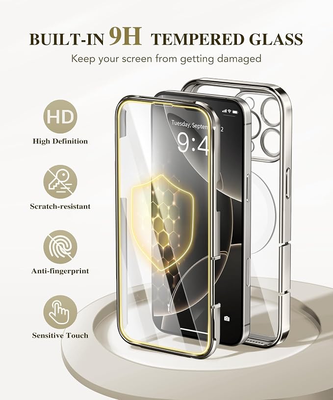 BERFY Magnetic for iPhone 16 Pro Case, Compatible - Image 5