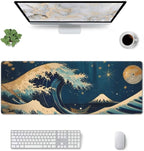 Gaming Mouse Pad, Large Non-Slip Rubber Base Mousepad, Keyboard Mouse Mat - Image 3